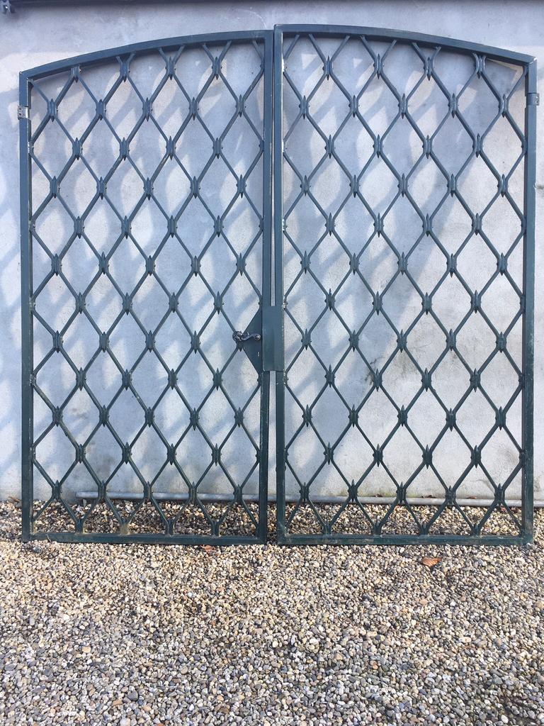 Gesmeed antiek hek hekwerk inrijpoort tuinpoort grandeur, Ophalen, Gebruikt, IJzer, Sierhekwerk