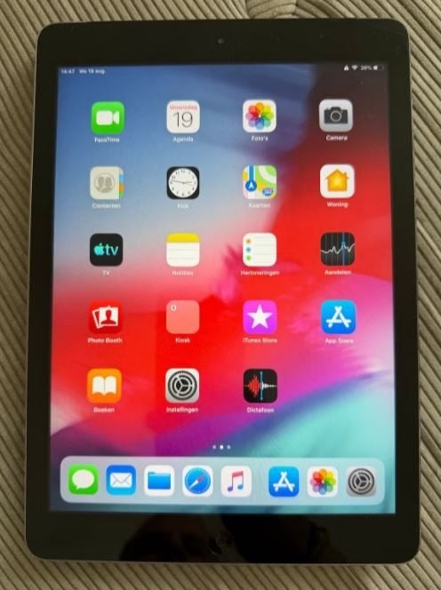 Goede en mooie iPad Air, Computers en Software, Gebruikt, Apple iPad, 16 GB, Wi-Fi