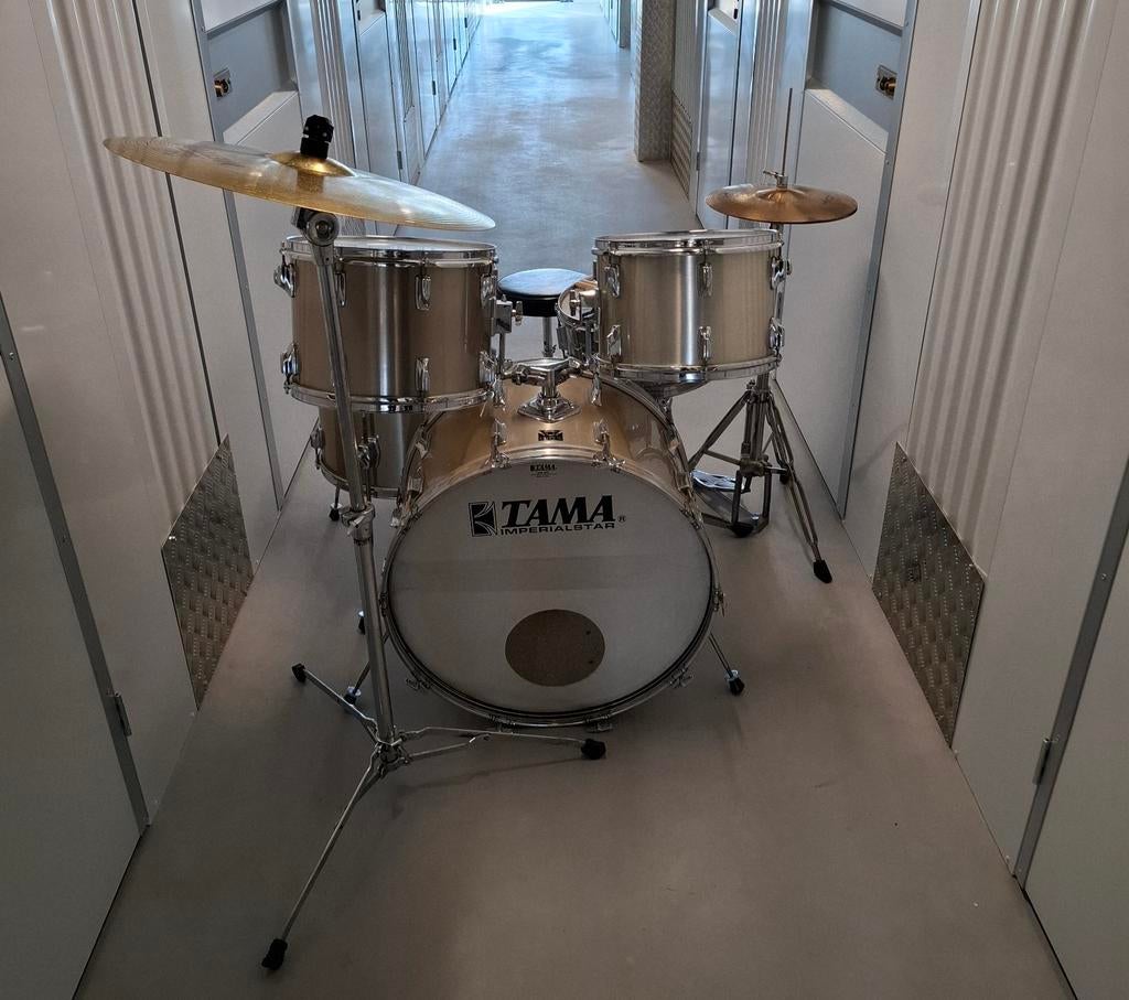 Tama Imperialstar Drumstel Champagne Kleur met Silent Pads, Ophalen, Tama