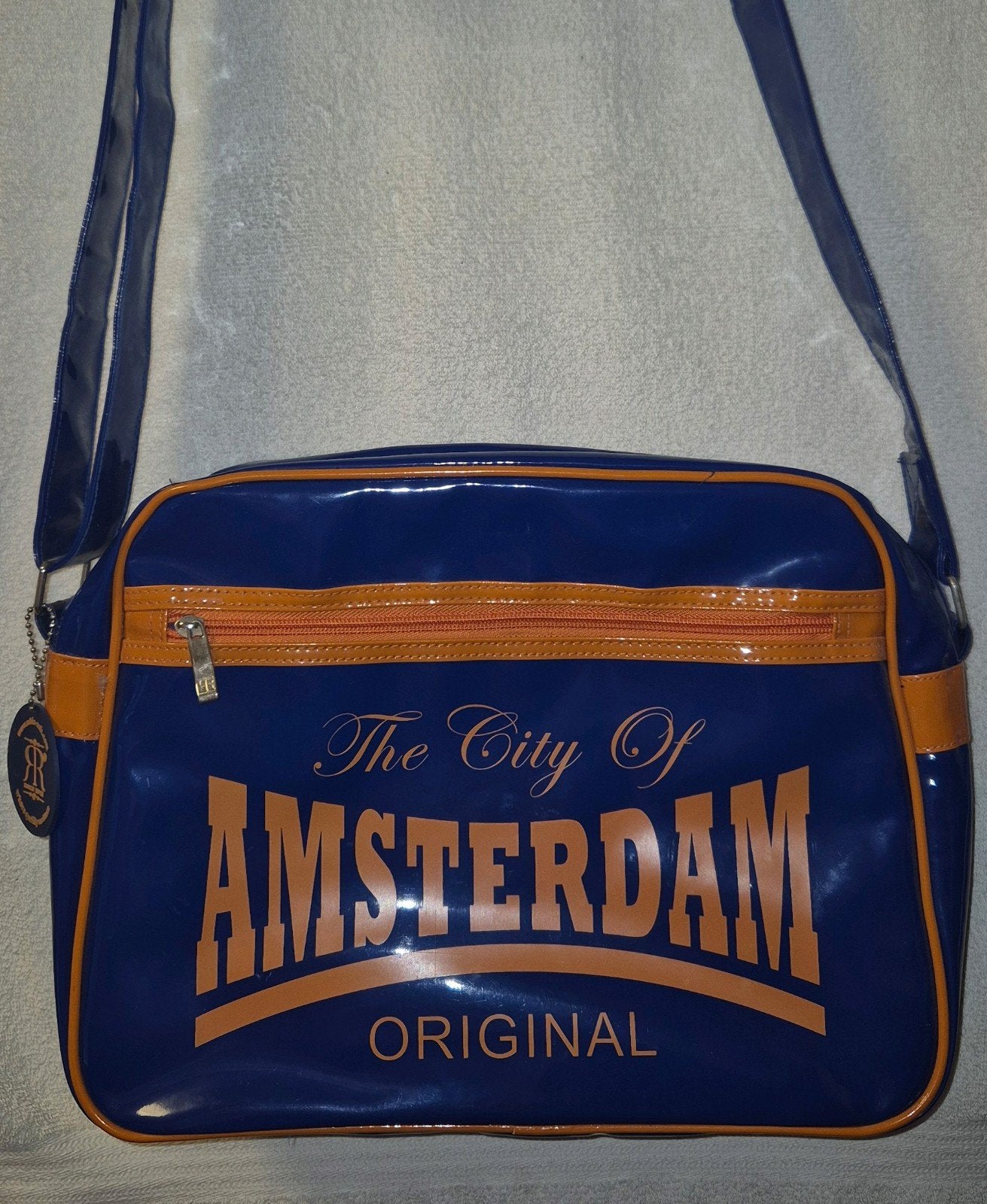 Schoudertas., Ophalen, Zo goed als nieuw, Blauw