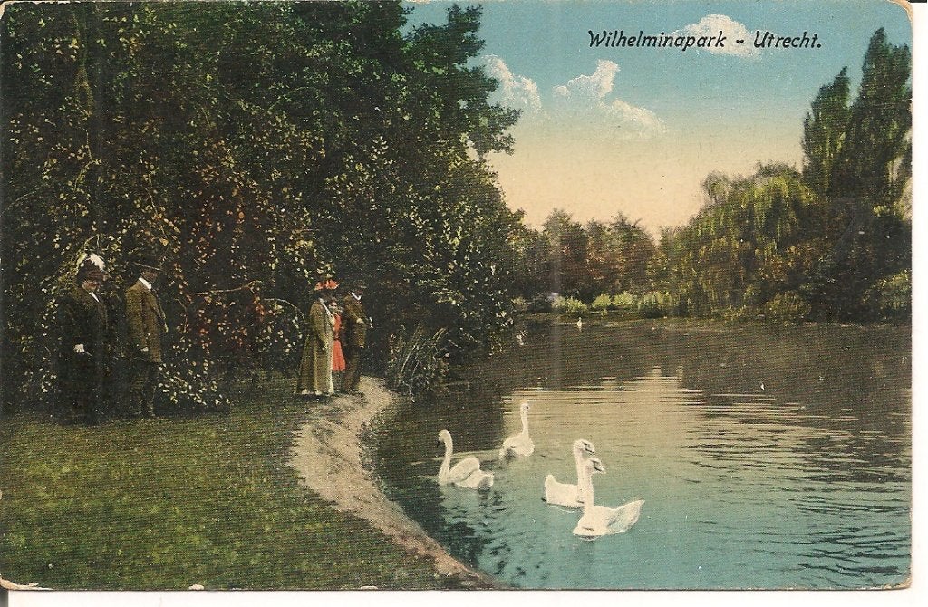 Oude Ansichtkaart Wilhelminapark - Utrecht (Gelopen), Verzamelen, Ophalen of Verzenden, Voor 1920, Gelopen, Utrecht
