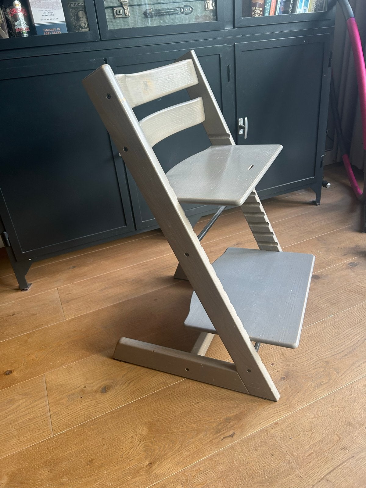 Stokke Tripp Trapp kinderstoel - Grijs, Ophalen, Gebruikt, Meegroeistoel