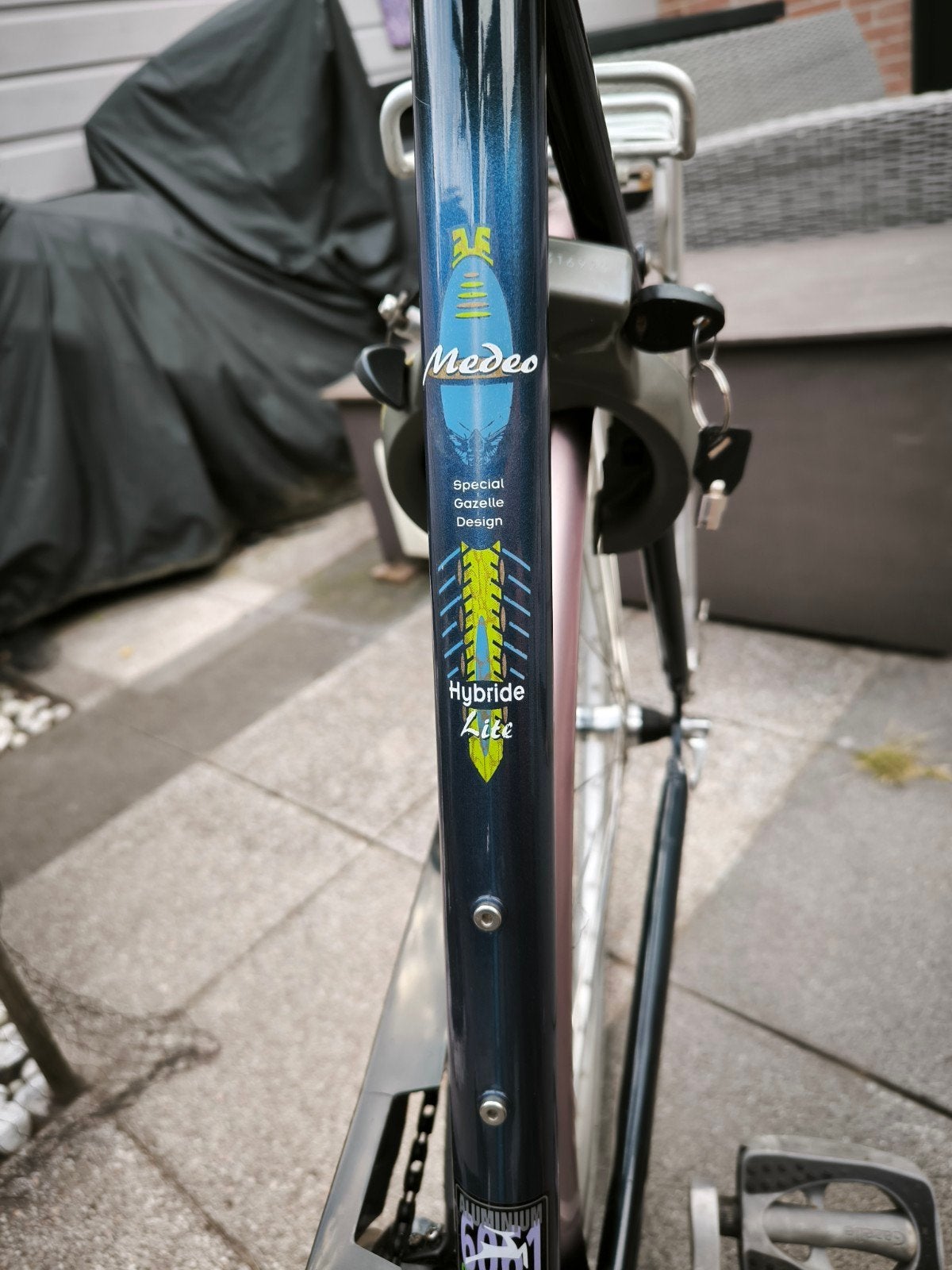 Gazelle Medeo Hybride Lite Herenfiets, Ophalen, 28 inch, Gebruikt, Velgrem