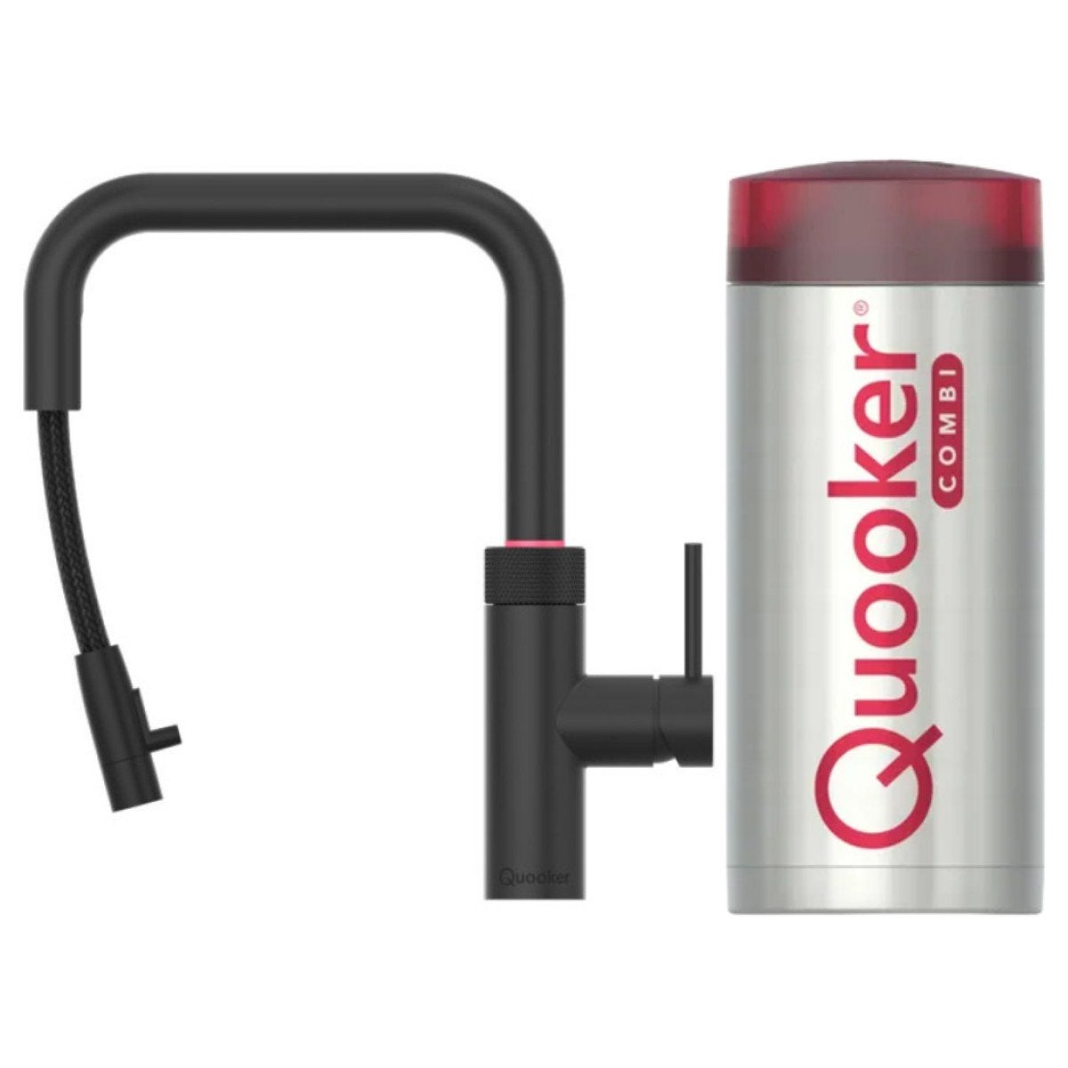 Quooker Fusion Square Flex met Combi+ boiler, Ophalen, Nieuw, Zwart, Overige typen