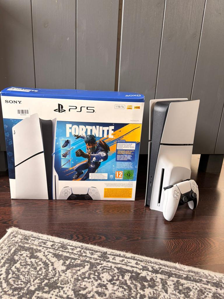PlayStation 5 Disc Edition Slim met bon 2 jaar garantie, Ophalen of Verzenden, Zo goed als nieuw, Playstation 5