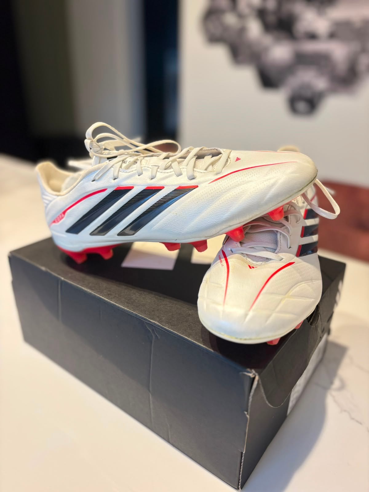Voetbalschoenen - Adidas Copa Pure IV Pro, Maat XS of kleiner, Schoenen, Ophalen of Verzenden, Zo goed als nieuw