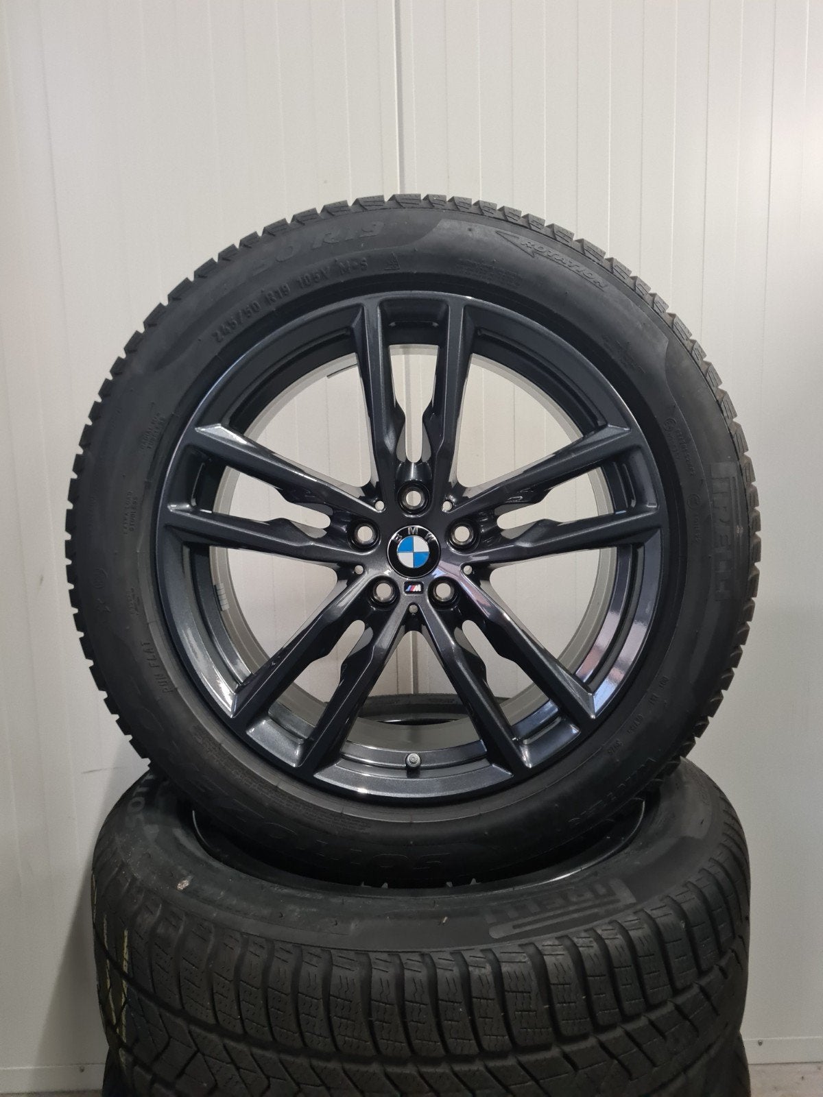 19' BMW X3 G01 X4 G02 Styling 698M met winterbanden 8mm, 19 inch, 245 mm, Banden en Velgen, Personenwagen