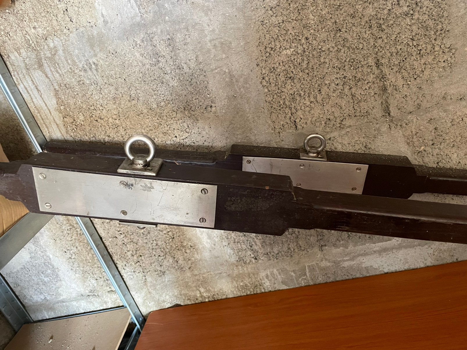 Roeispanen.   Voor metalen roeiboot, Ophalen, Gebruikt