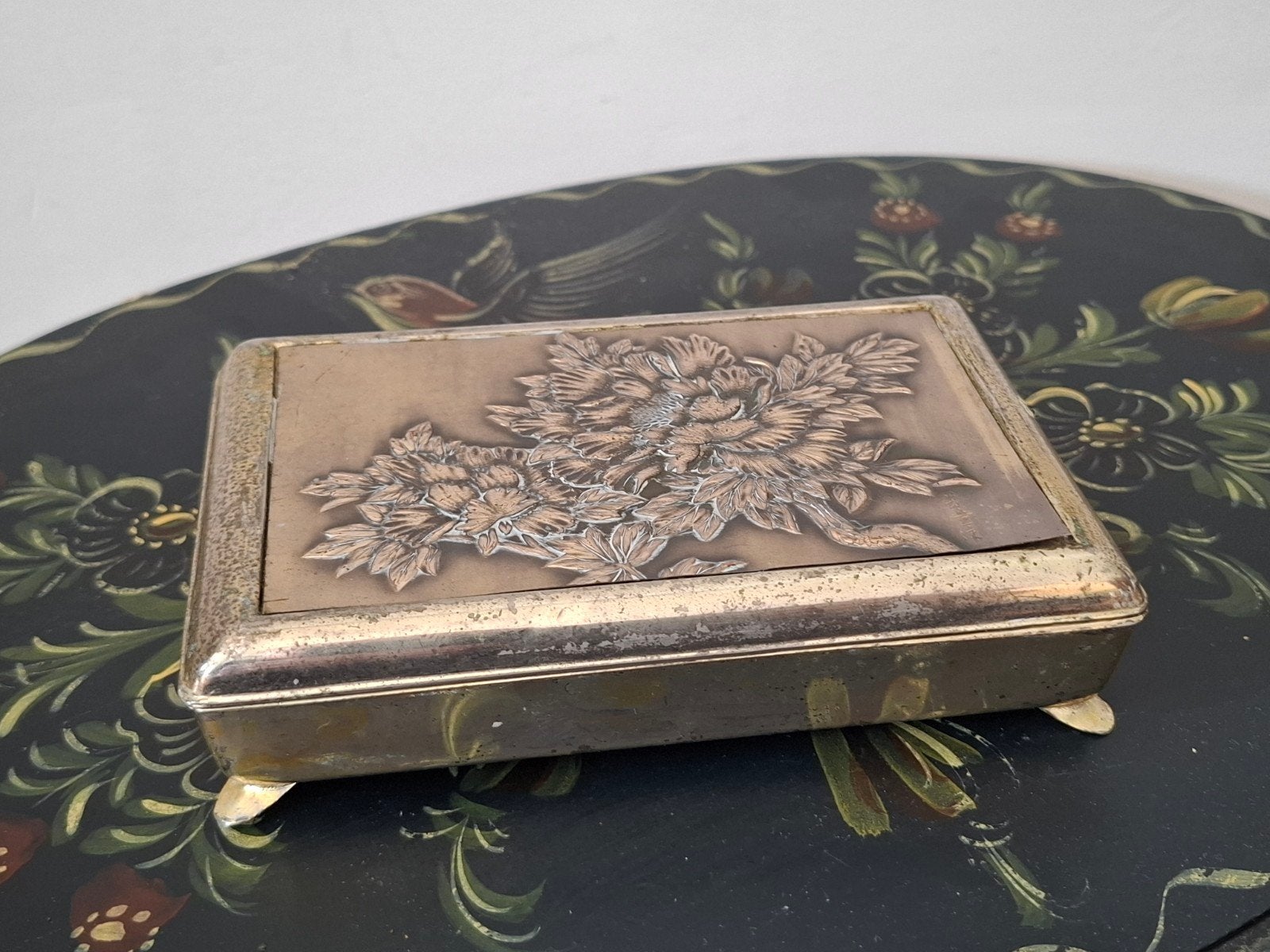 Vintage sierraden doosje of trinket box, Ophalen of Verzenden