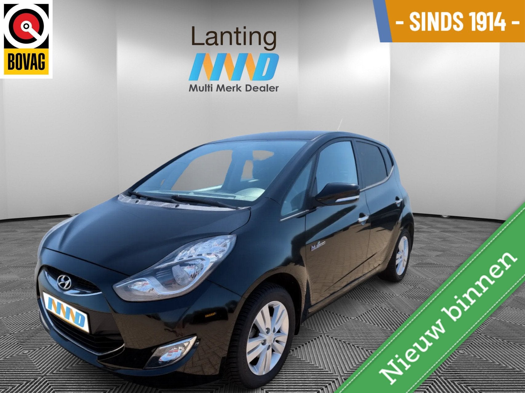 Hyundai ix20 1.4i Go! airco en trekhaak, Auto's, Hyundai, Voorwielaandrijving, Euro 5, Stof, Gebruikt