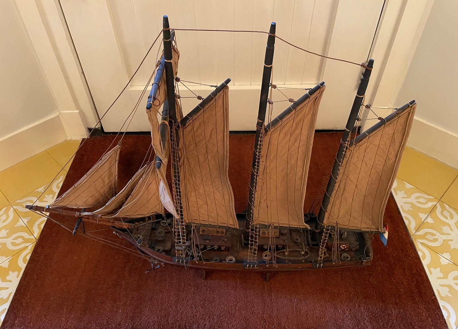 Modelschip, Ophalen