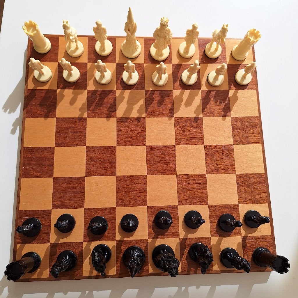 Schaakspel compleet, Een of twee spelers, Ophalen of Verzenden, Gebruikt, Onbekend