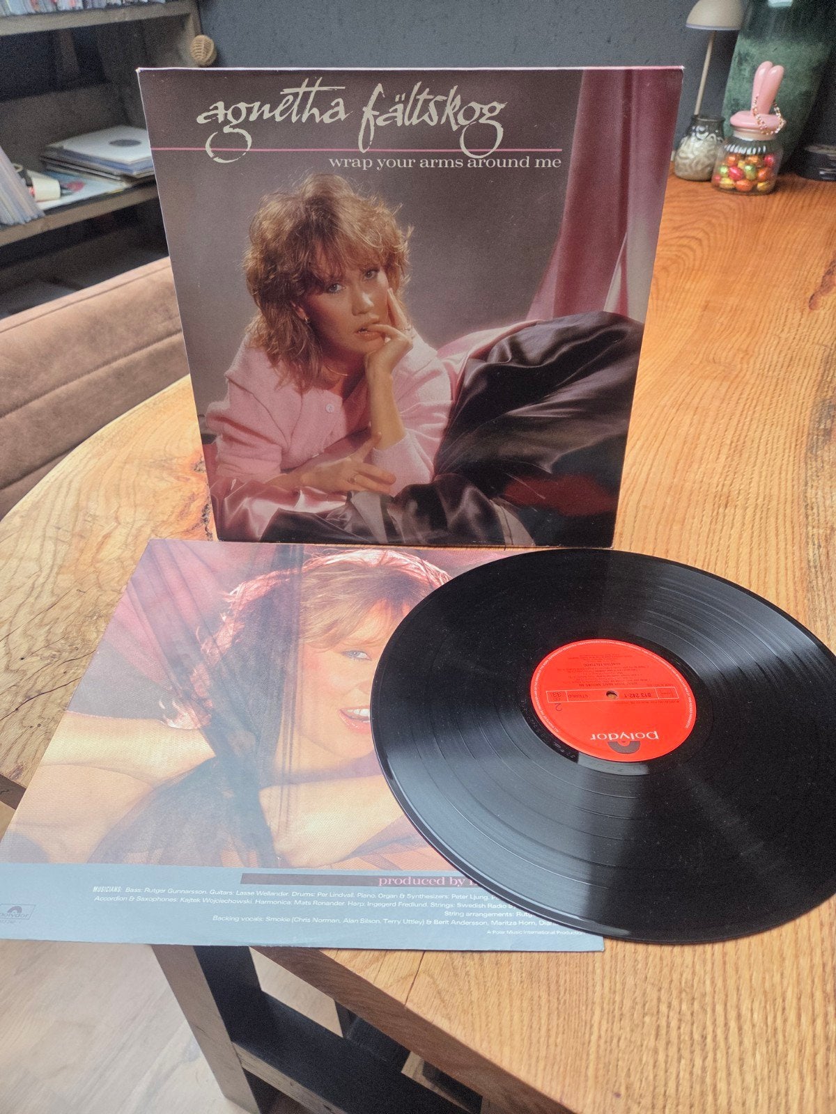 Agnetha Fältskog - Wrap Your Arms Around Me LP, Cd's en Dvd's, Vinyl | Pop, Gebruikt, Pop, LP, 12 inch, Ophalen of Verzenden