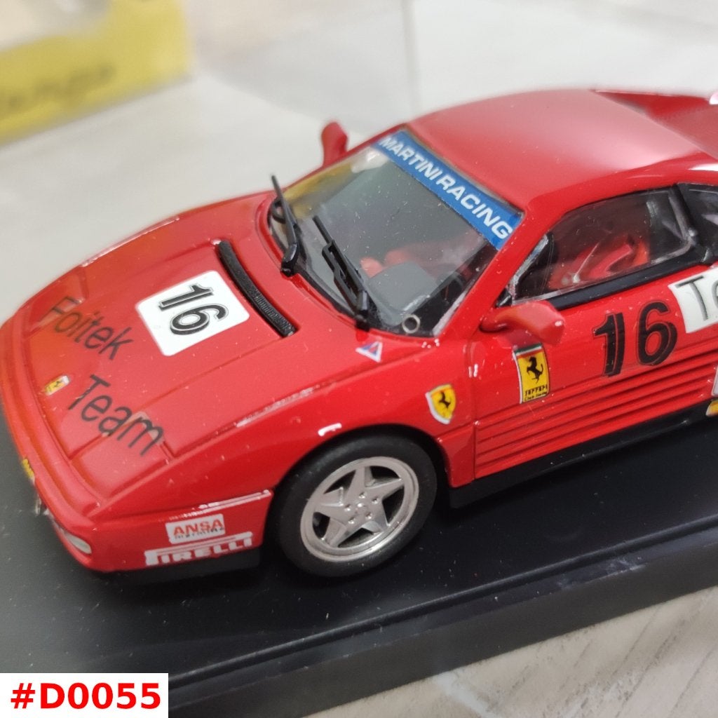 Ferrari 348GT Competizione Challenge #16 Bang Models 1:43 OV, Hobby en Vrije tijd, Ophalen of Verzenden, Nieuw, Auto, Overige merken