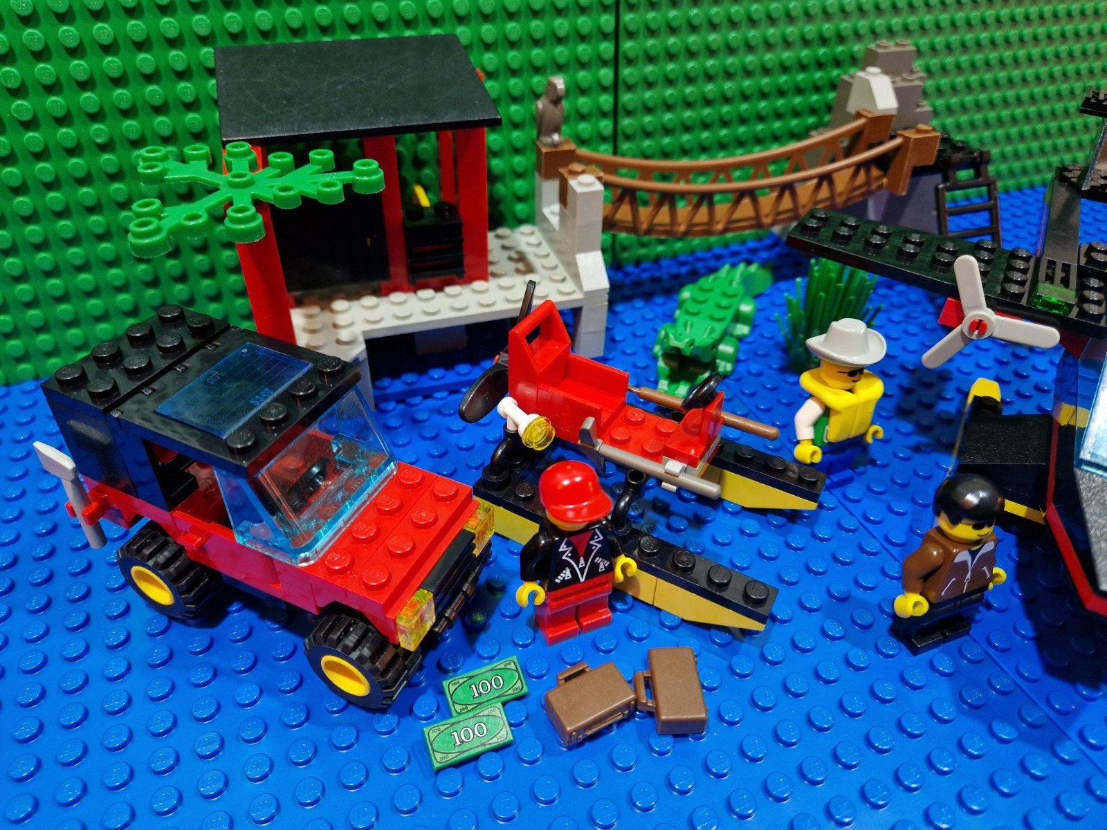 LEGO system - set 6563 "Gator Landing"., Gebruikt, Lego, Ophalen of Verzenden, Inclusief minifiguren