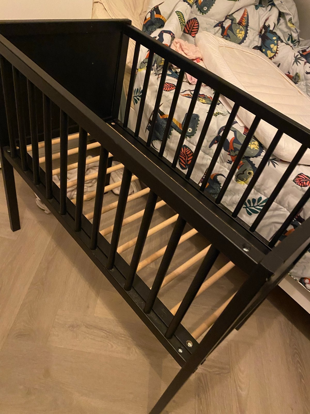 Commode en co-sleeper met matras en toebehoren, Ophalen, Zo goed als nieuw, Wieg