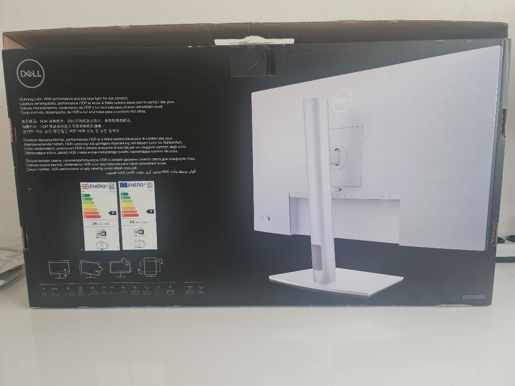 Dell UltraSharp 27 4K USB-C monitor - U2723QE, Ophalen, IPS, USB-C, 60 Hz of minder