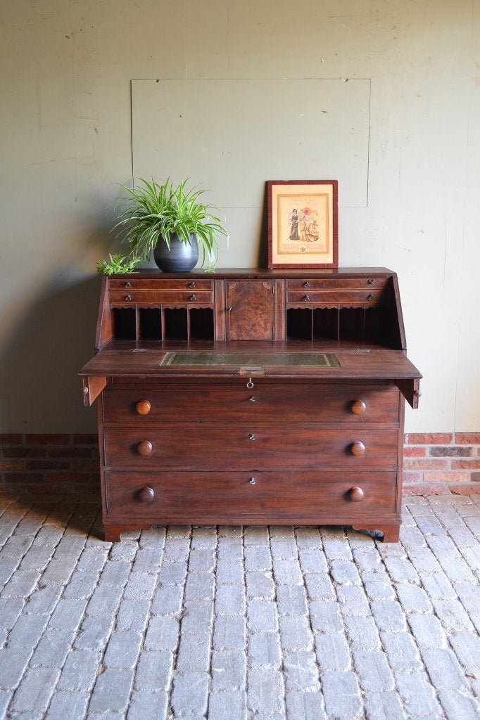 Prachtige antieke mahonie secretaire, bureau, schrijftafel,, Antiek en Kunst, Verzenden