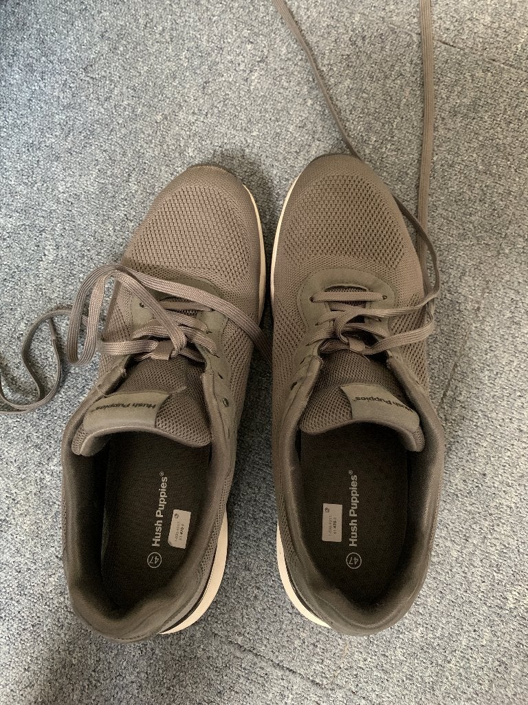 Hush Puppies 47, Ophalen, Grijs, Sneakers of Gympen, Zo goed als nieuw