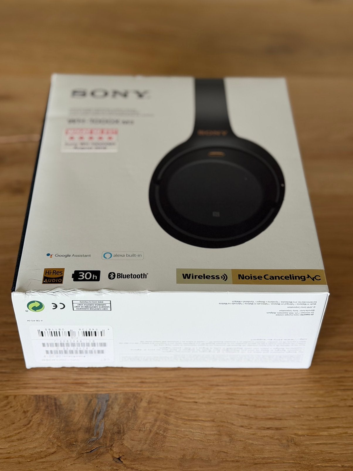 Sony WH-1000XM3 Draadloze Noise-Cancelling Hoofdtelefoon, Bluetooth, Ophalen of Verzenden, Zo goed als nieuw, Sony