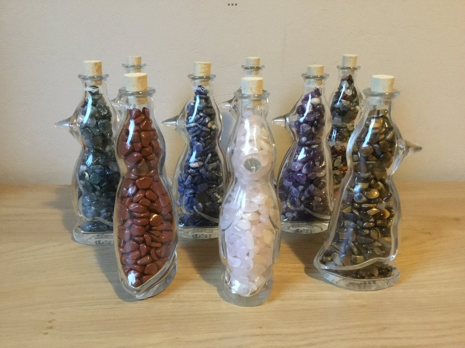 Decoratieve flesje met edelstenen., Ophalen of Verzenden, Nieuw