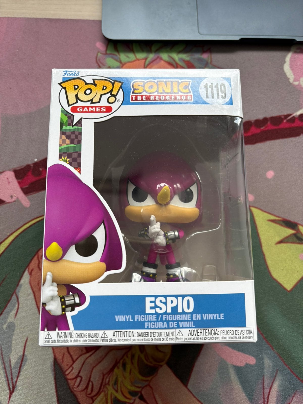 Funko Pop! Games Sonic the Hedgehog #1119 Espio Vinyl, Verzamelen, Poppetjes en Figuurtjes, Funko Europe, Ophalen of Verzenden
