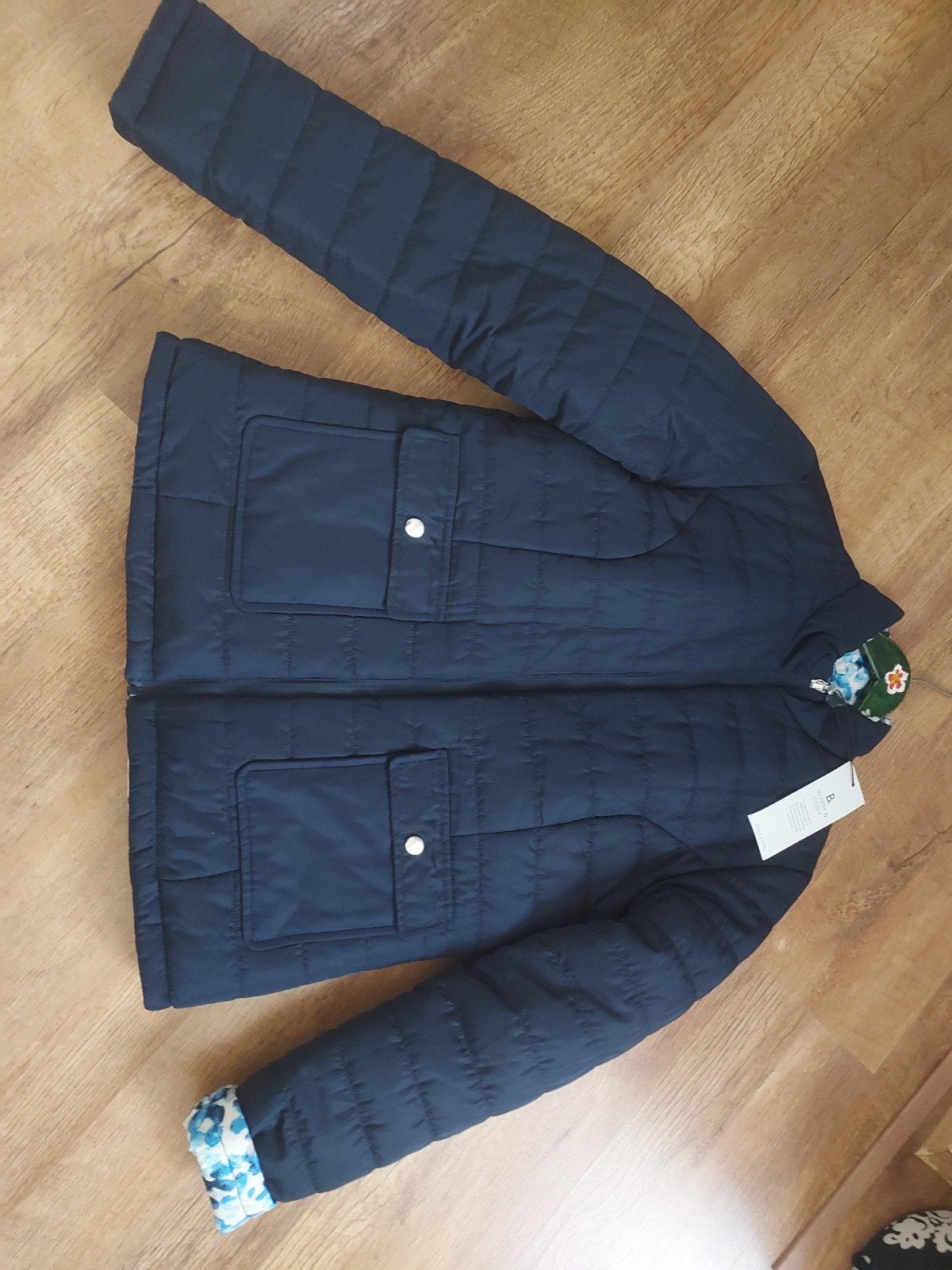 Brandtex Omkeerbaar Gewatteerd Jasje Maat S, Blauw, Nieuw, Ophalen of Verzenden, Maat 36 (S)