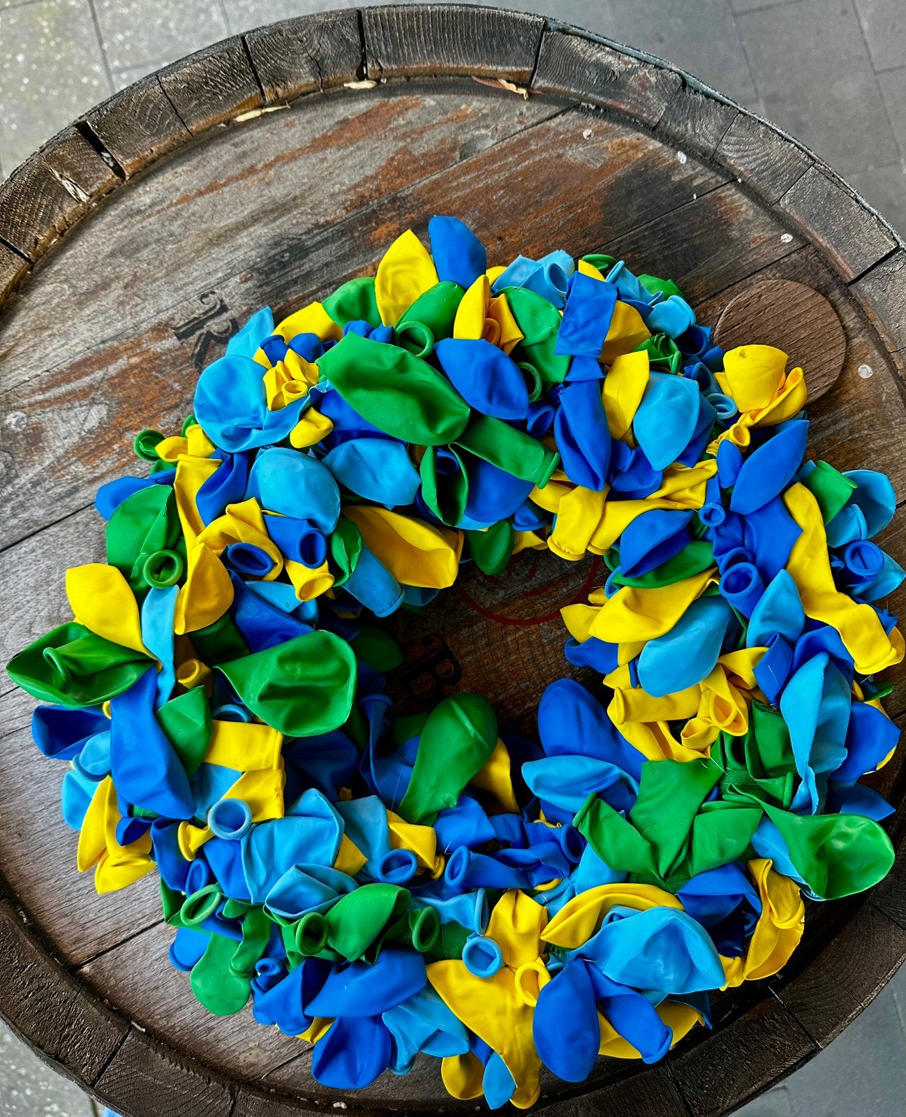 Ballonnenkrans - Feestelijke Decoratie, Ophalen of Verzenden, Nieuw, Overige typen, Overige materialen
