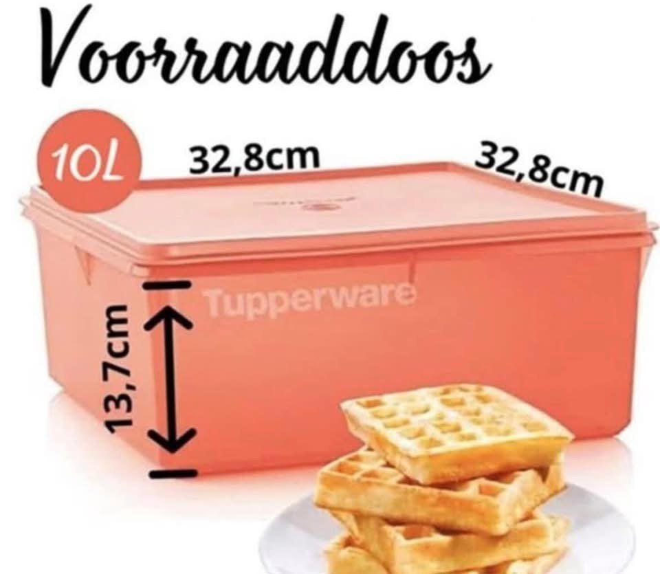 Tupperware Voorraaddoos # 10 liter, Ophalen of Verzenden, Nieuw, Bewaardoos, Met deksel