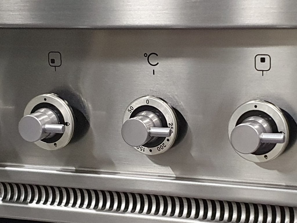 Luxe Boretti Fornuis 90 cm RVS 1 elektrische oven Frytop, Niet ingevuld, 60 cm of meer, Niet ingevuld, Ophalen of Verzenden