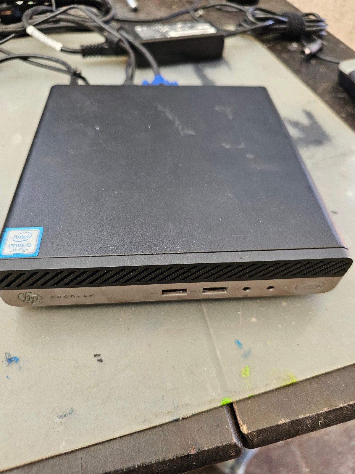 1x MiniPc HP PRODESK 400 G3 i5-7500T 8gb - 256 gb, 256 GB, 8 GB, Hewlett Packard (HP), Refurbished