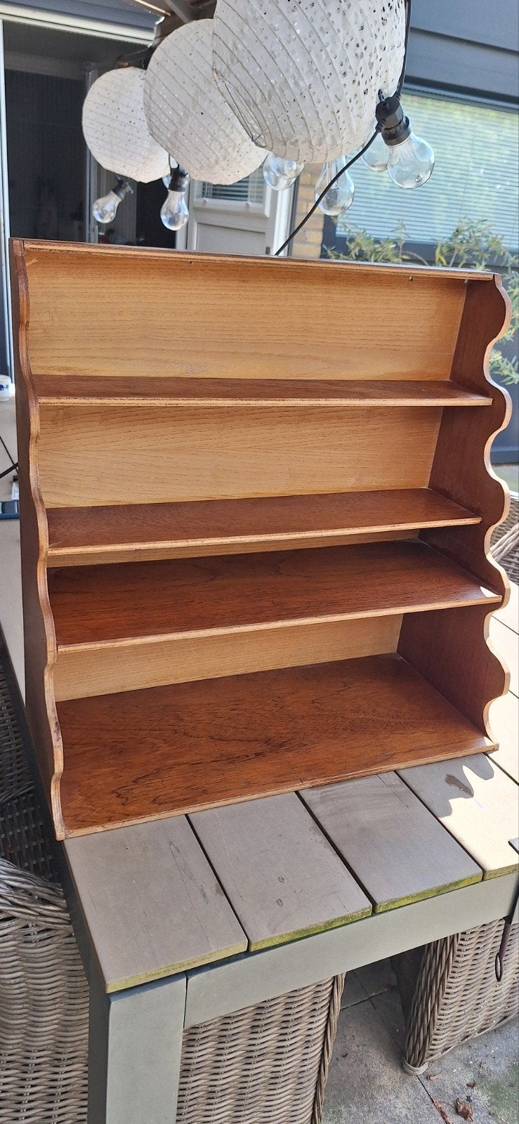 Brocant landelijk wandrek bijv voor keuken, Huis en Inrichting, Woonaccessoires | Wandplanken en Boekenplanken, Ophalen