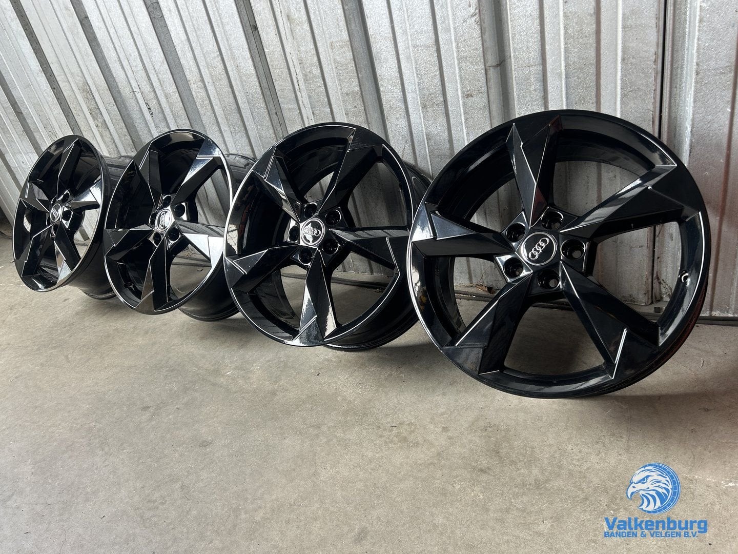 Originele Audi A3 Q2 Q3 Q4 19 inch zwarte Rotor velgen 5x112
