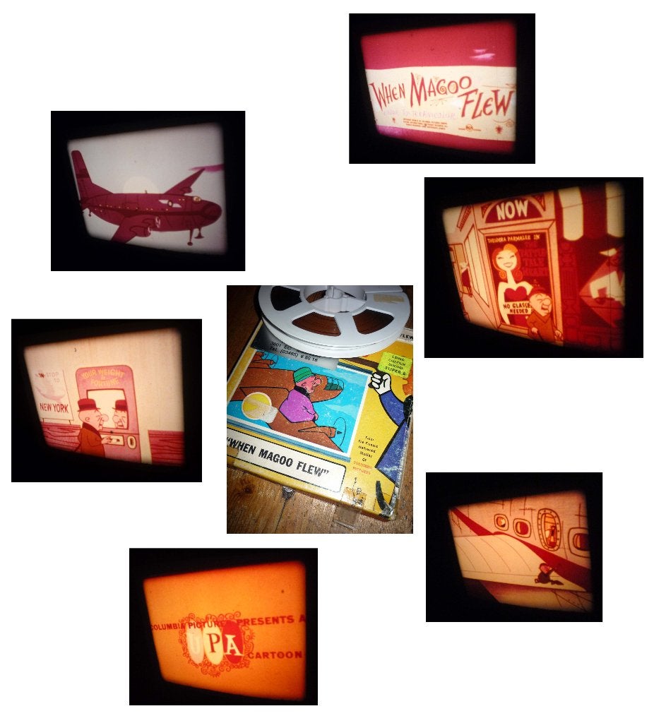 8mm film When Magoo Flew - kleur - geluid - 60mtr, Ophalen of Verzenden, 8mm film