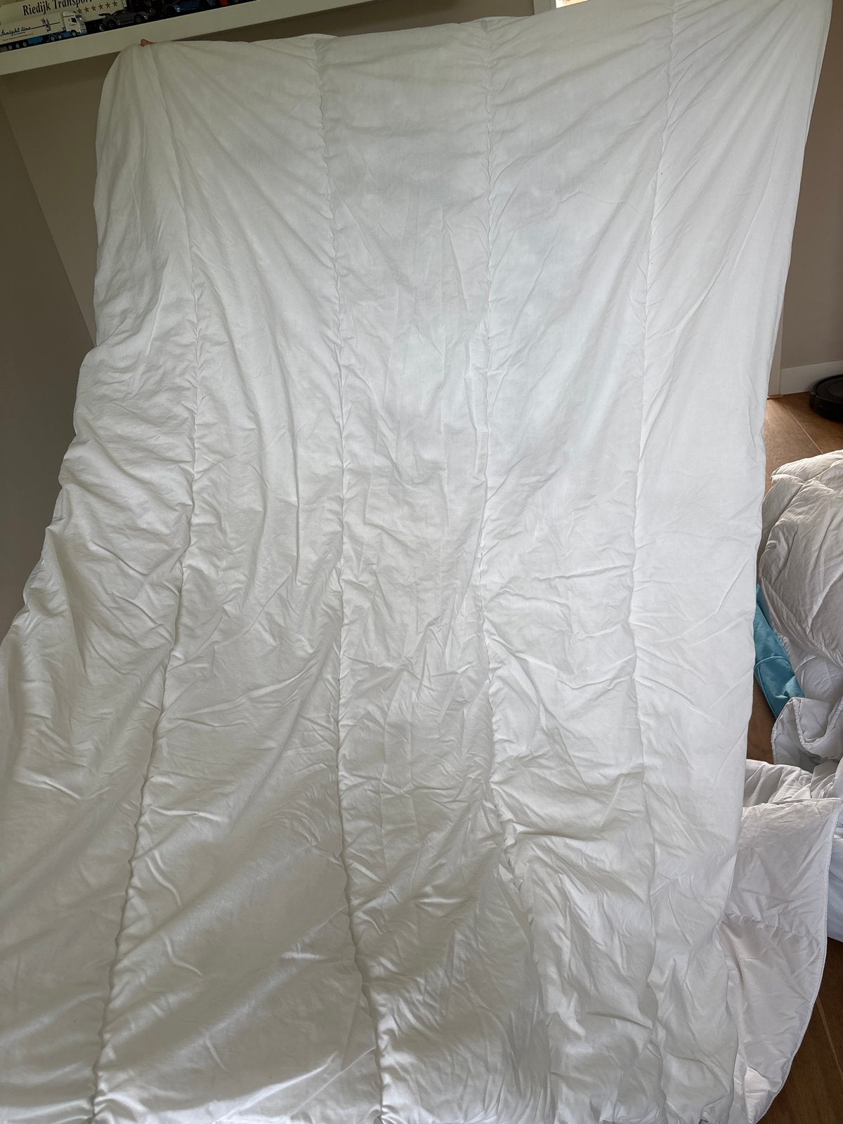 IKEA Dekbed - Wit, 1280g/1910g, Ophalen, Gebruikt, Jongetje of Meisje, Wit