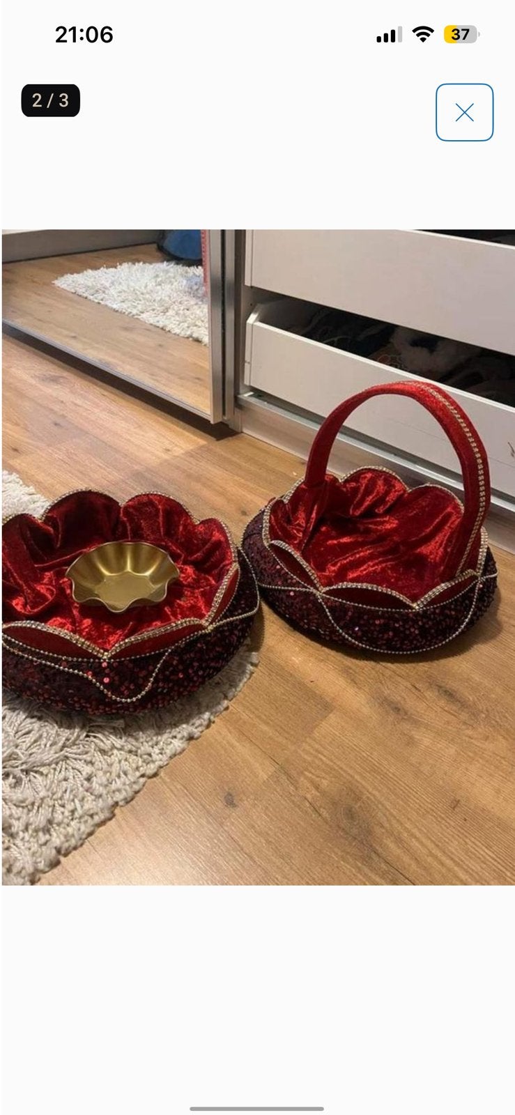 Henna manden / kina sebeti, Ophalen, Zo goed als nieuw, Rood, Accessoires