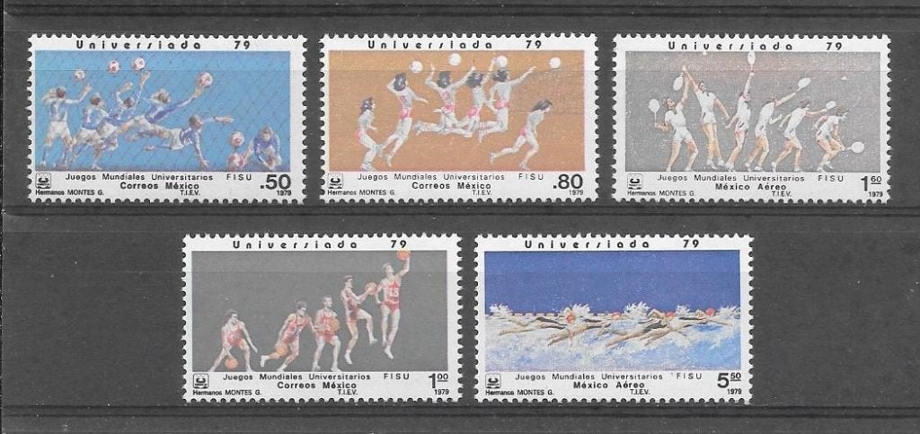 Mexico 1979  Sport, Verzenden, Postfris, Noord-Amerika