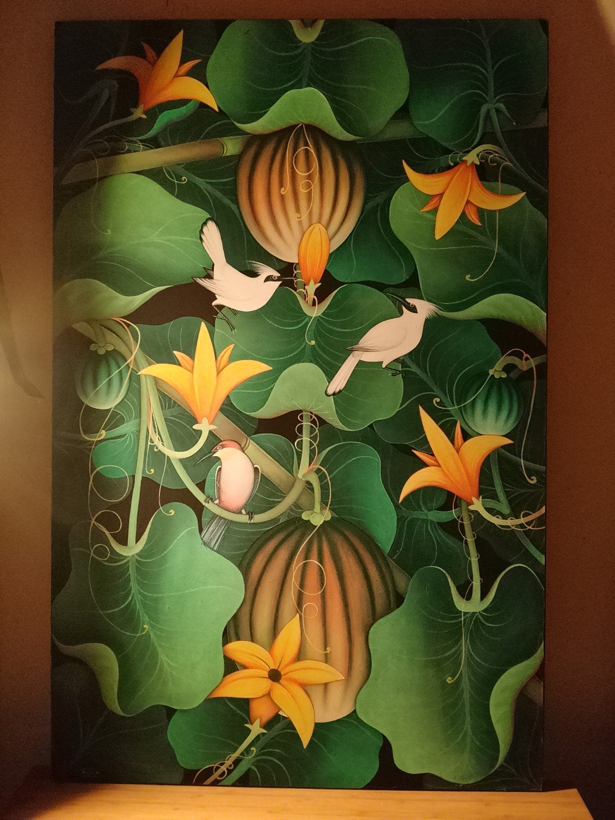 Schilderij 'Tropische Pracht' door Dewa - Ubud, Ophalen