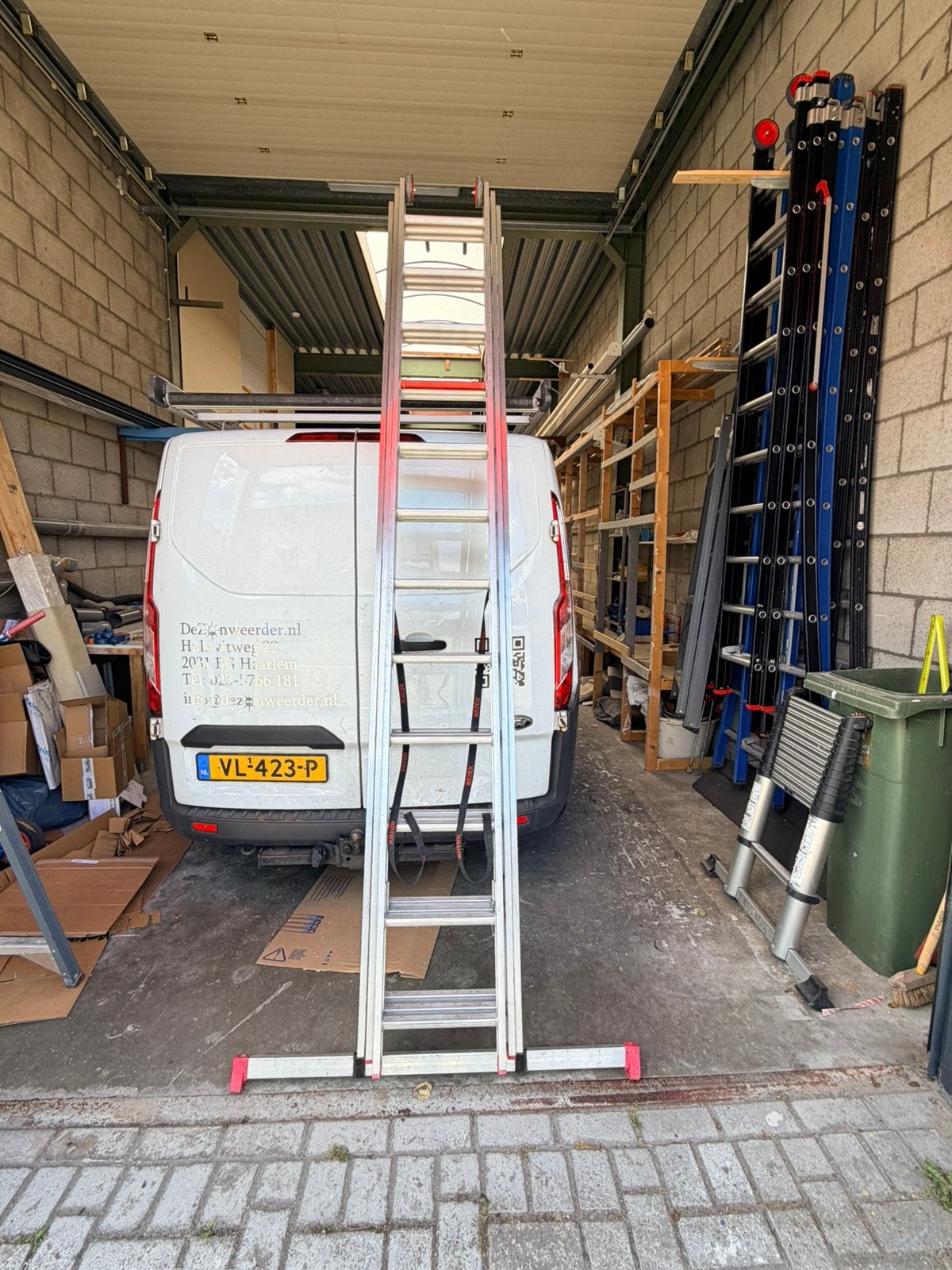 Altrex ladder, Ophalen, Zo goed als nieuw, 4 meter of meer