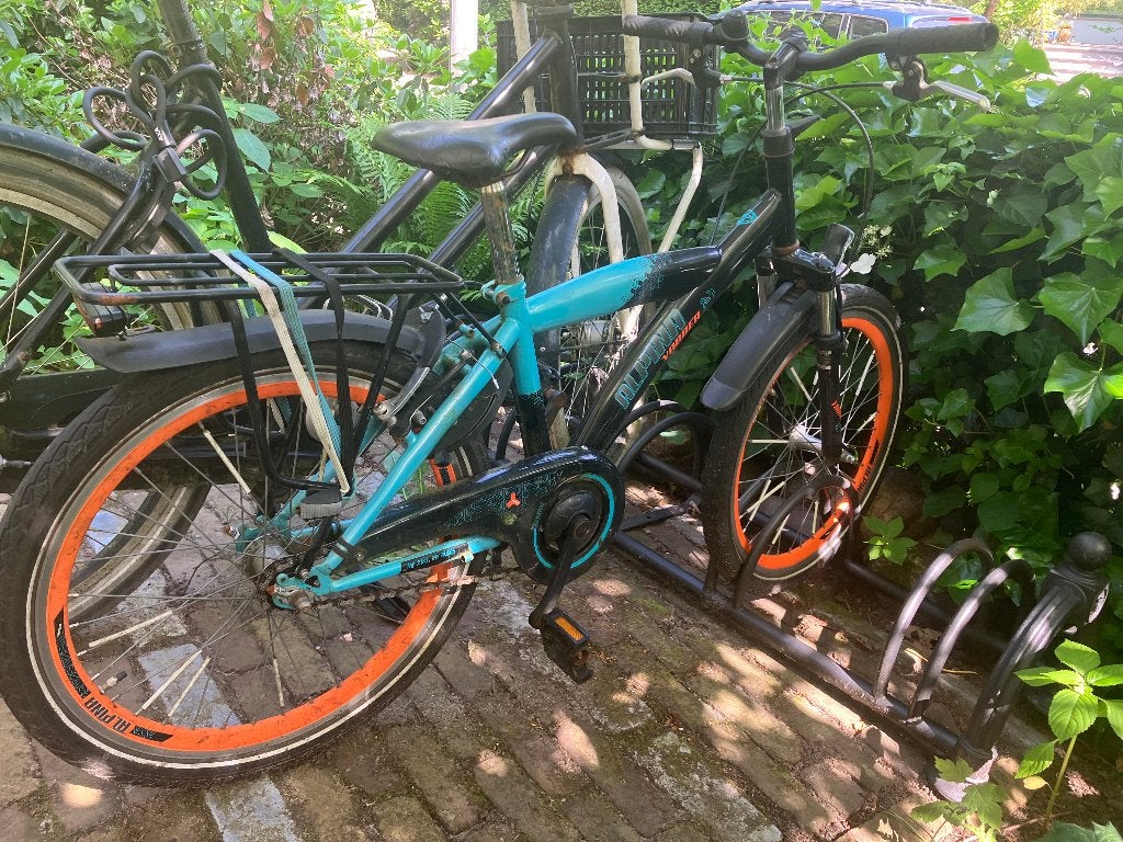 Alpina jongensfiets 22 inch, Ophalen, Terugtraprem, 22 inch, Gebruikt