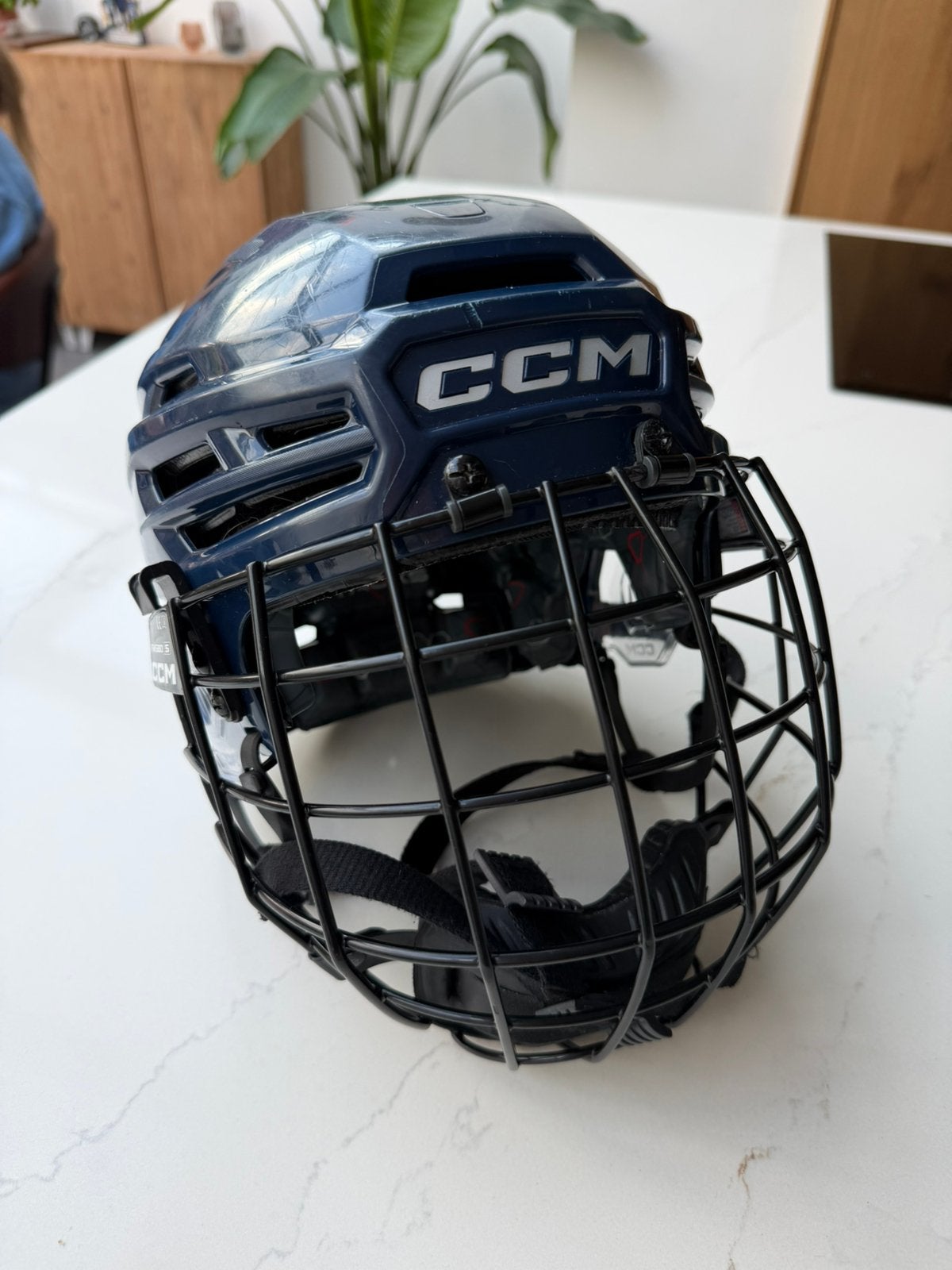 CCM - Tacks 920 IJshockeyhelm Combo Senior S, Sport en Fitness, Ophalen of Verzenden, Gebruikt, Bescherming