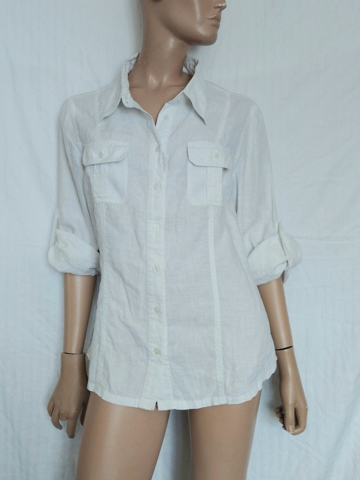 PENNY BLACK LINNEN Blouse , Maat 42, Ophalen of Verzenden, Zo goed als nieuw, Maat 42/44 (L), Wit