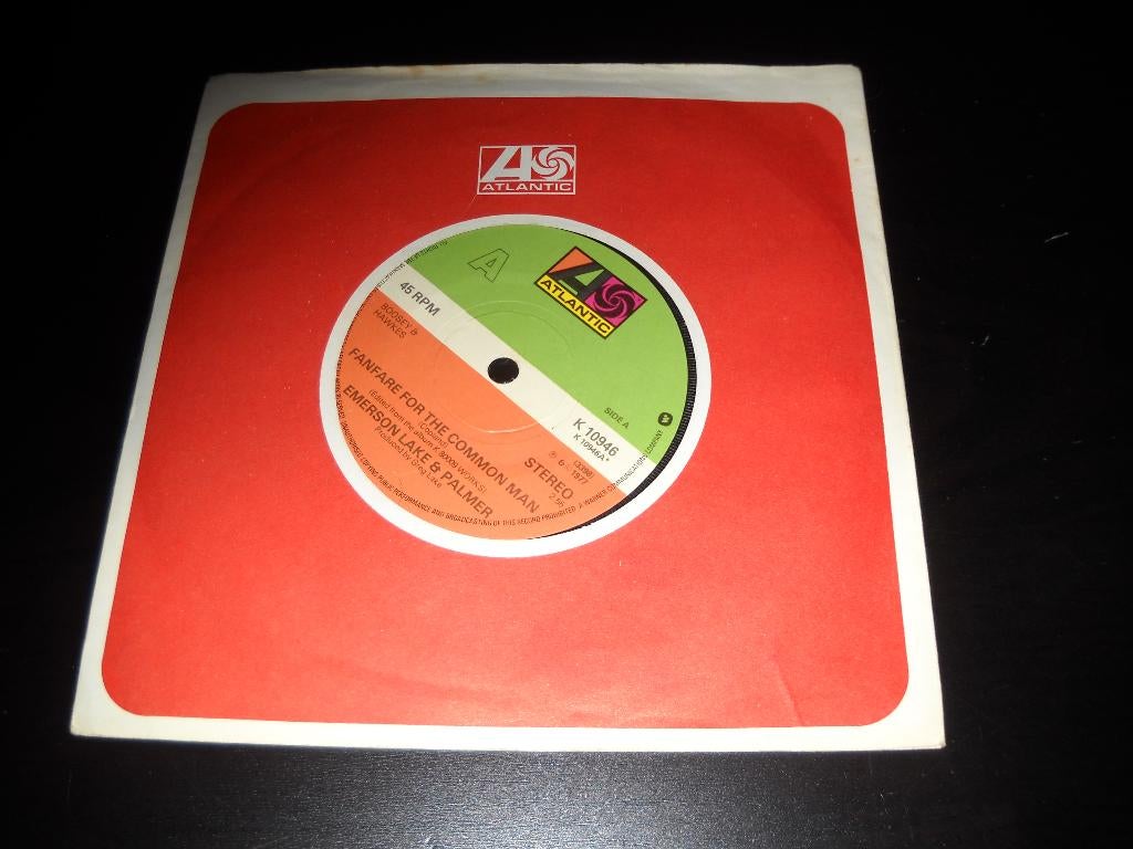 Emmerson Lake and Palmer: Fanfare for the common man (7")!, Gebruikt, 7 inch, Single, Ophalen of Verzenden