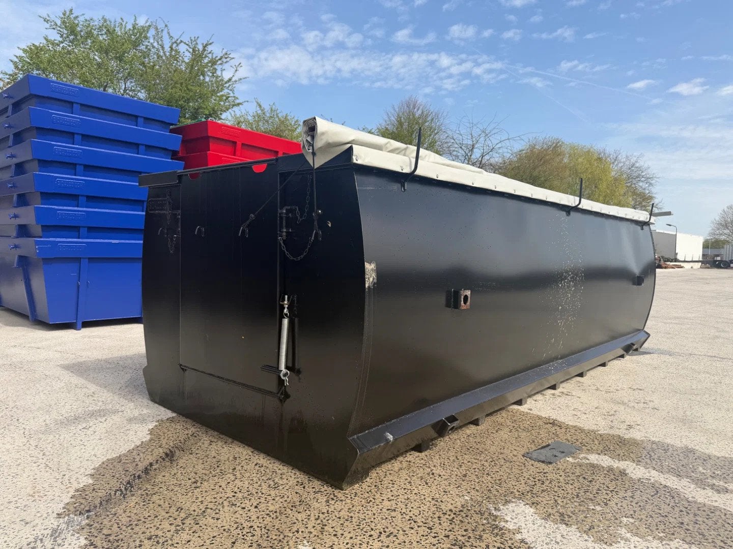 Sidalco 15m3 Mestcontainer met afdekzeil (bj 2026), Zakelijke goederen