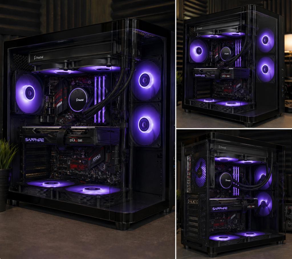 Complete pc – Ryzen 5 / RX580 8GB / 32GB RAM / MSI 27” QHD, Computers en Software, Desktop Pc's, Zo goed als nieuw, 3 tot 4 Ghz