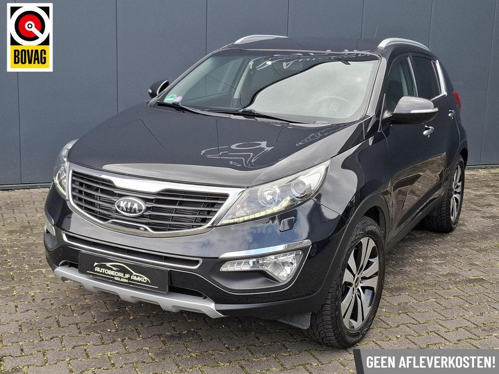 Kia Sportage 2.0 X-clusive LEDER / CAMERA / TRKEHAAK / ENZ., Auto's, Gebruikt, Handgeschakeld, SUV of Terreinwagen, Sportage