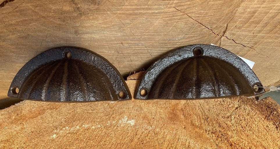 GIETIJZEREN LADE HANDVAT SCHELP 10 CM NIEUW, Ophalen of Verzenden