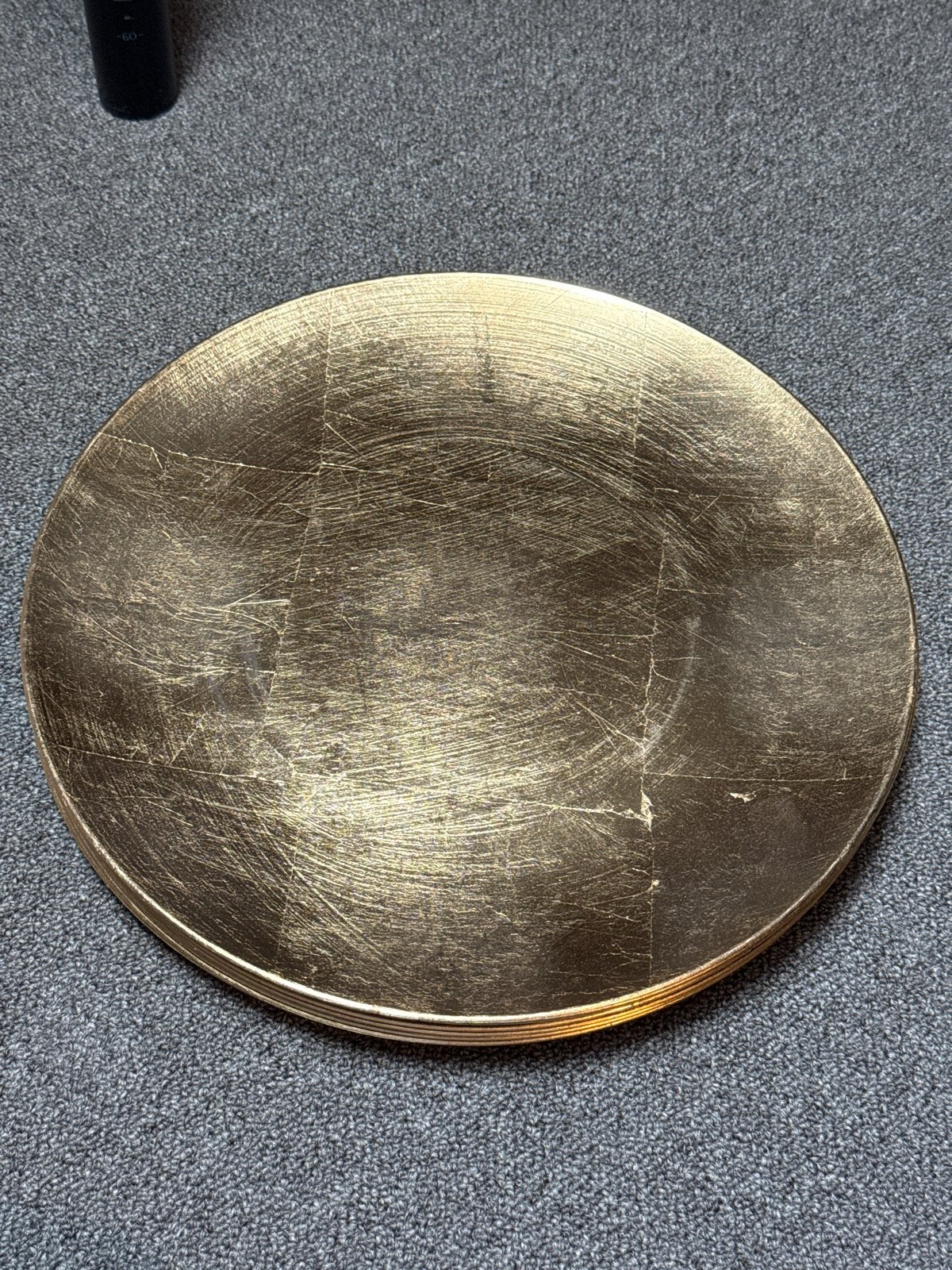 8 Kunststof onderborden in de kleur goud, Kunststof, Gebruikt, Ophalen of Verzenden, Bord(en)