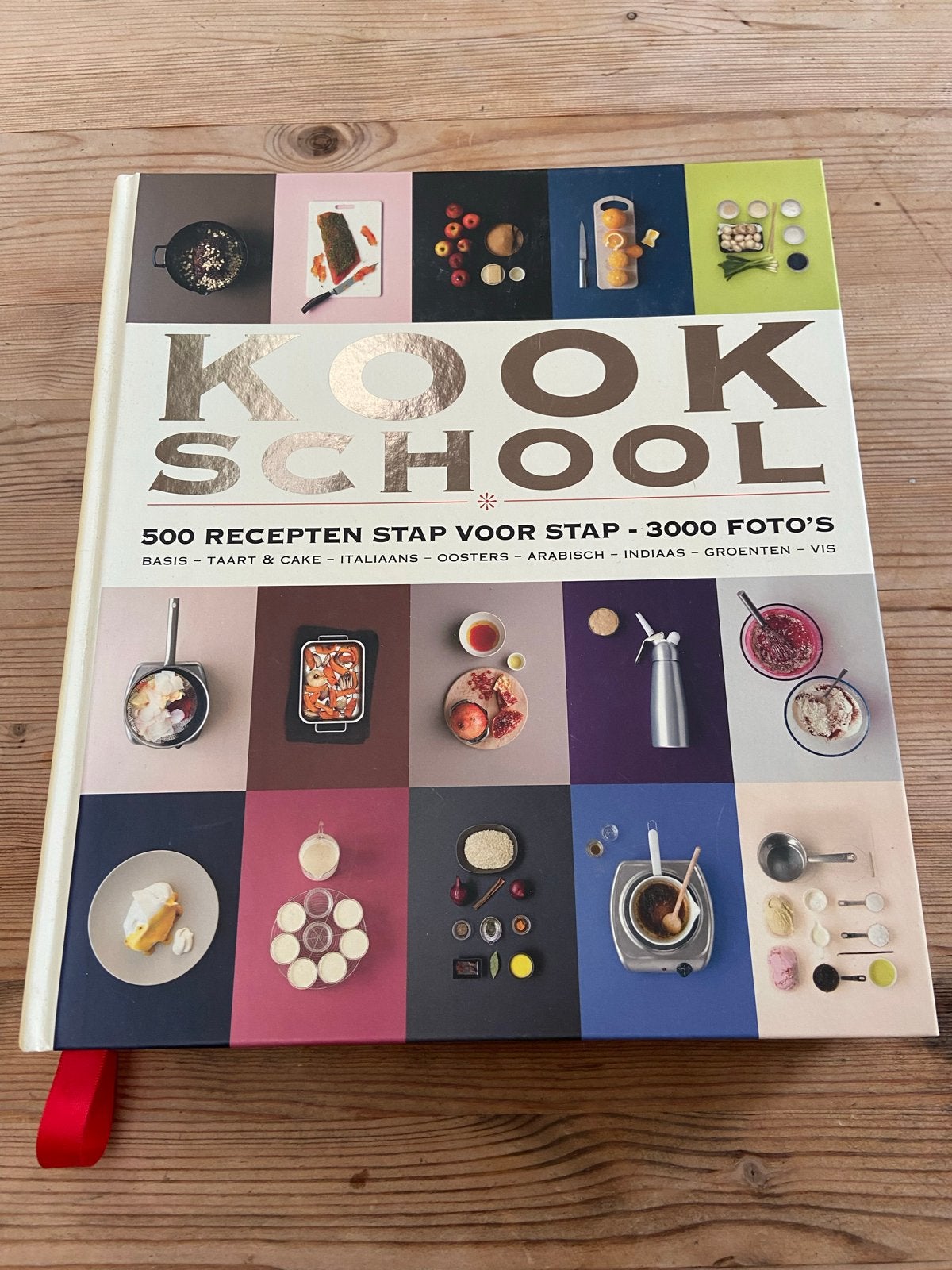 Kookschool: 500 recepten stap voor stap - 3000 foto's, Ophalen of Verzenden, Zo goed als nieuw, Overige gebieden, Voorgerechten en Soepen