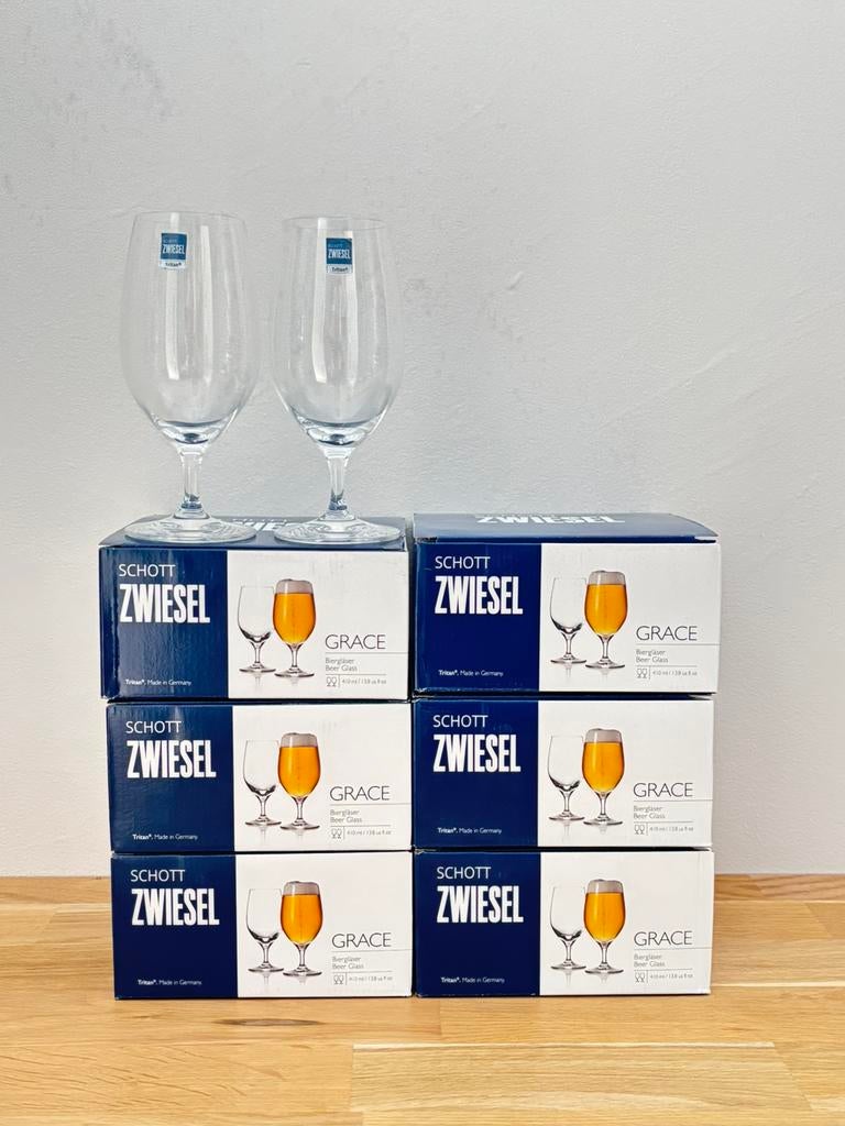 NIEUW! Schott Zwiesel bierglazen, Ophalen of Verzenden, Nieuw, Bierglas